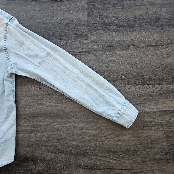 Frank & Eileen Acid Washed Luke Button Down Top Shirt Size X-Small - Picture 9 of 15